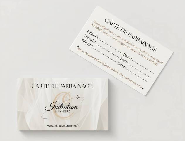 Carte de parrainage : partagez le bien-tre autour de vous